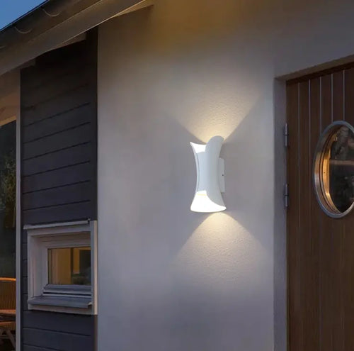 Aplica Exterior RFAN, Model K-2335WH, Material Aluminiu, IP65, Lumina Calda, 10W, Alb