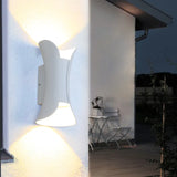 Aplica Exterior RFAN, Model K-2335WH, Material Aluminiu, IP65, Lumina Calda, 10W, Alb
