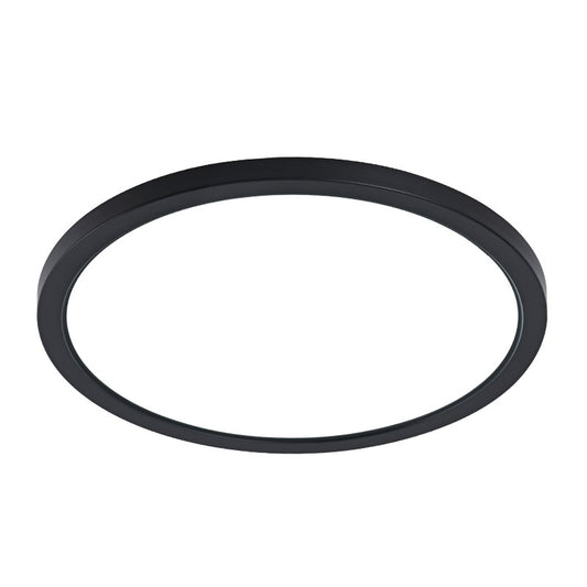 Plafoniera LED RFAN, Cu Telecomanda, Model R9186/400, Rotunda, Slim, 29W, 3 Tipuri De Lumina, Negru