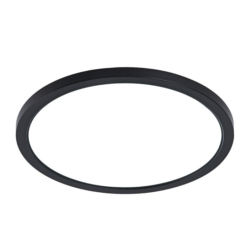 Plafoniera LED RFAN, Rotunda, Slim, 24W, 3 Tipuri De Lumina, Negru