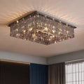 Candelabru RFAN, Model H98348/1000x800, Textura Cristal, Metal, 30 X E14, Crom