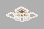 Lustra LED RFAN, Model K3535/4+4GD, Cu Telecomanda, 3 Tipuri De Lumina, Intensitate Reglabila, 200W, Auriu