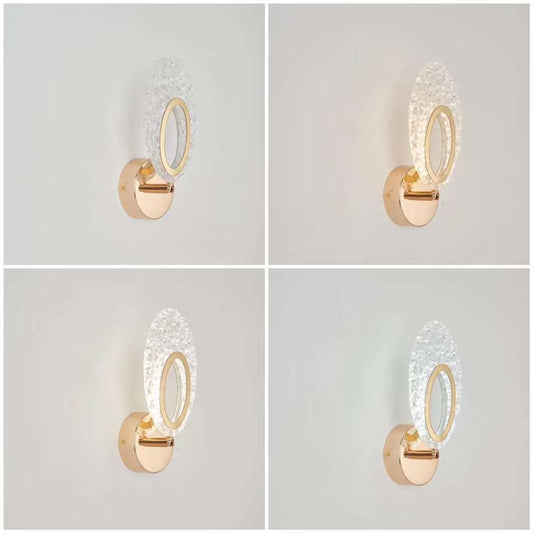 Aplica LED RFAN, Model J87/1, 3 Tipuri De Lumina, 12W, Auriu