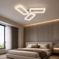 Lustra LED RFAN, Model K2551/3A, cu Telecomanda, 3 Tipuri de Lumina, Intensitate Reglabila, 120W, Argintiu