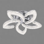 Lustra LED RFAN, Model K2558/5, cu Telecomanda, 3 Tipuri de Lumina, Intensitate Reglabila, 120W, Argintiu