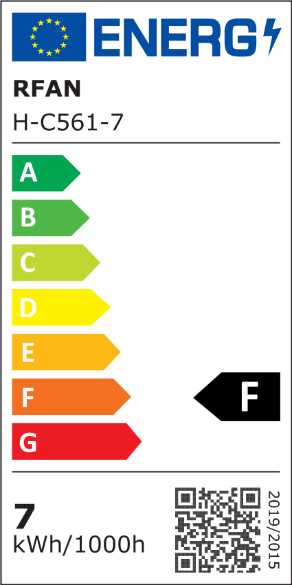 Spot COB LED RFAN, instalare ascunsa, Lumina Calda, 3000K, 7W, Alb
