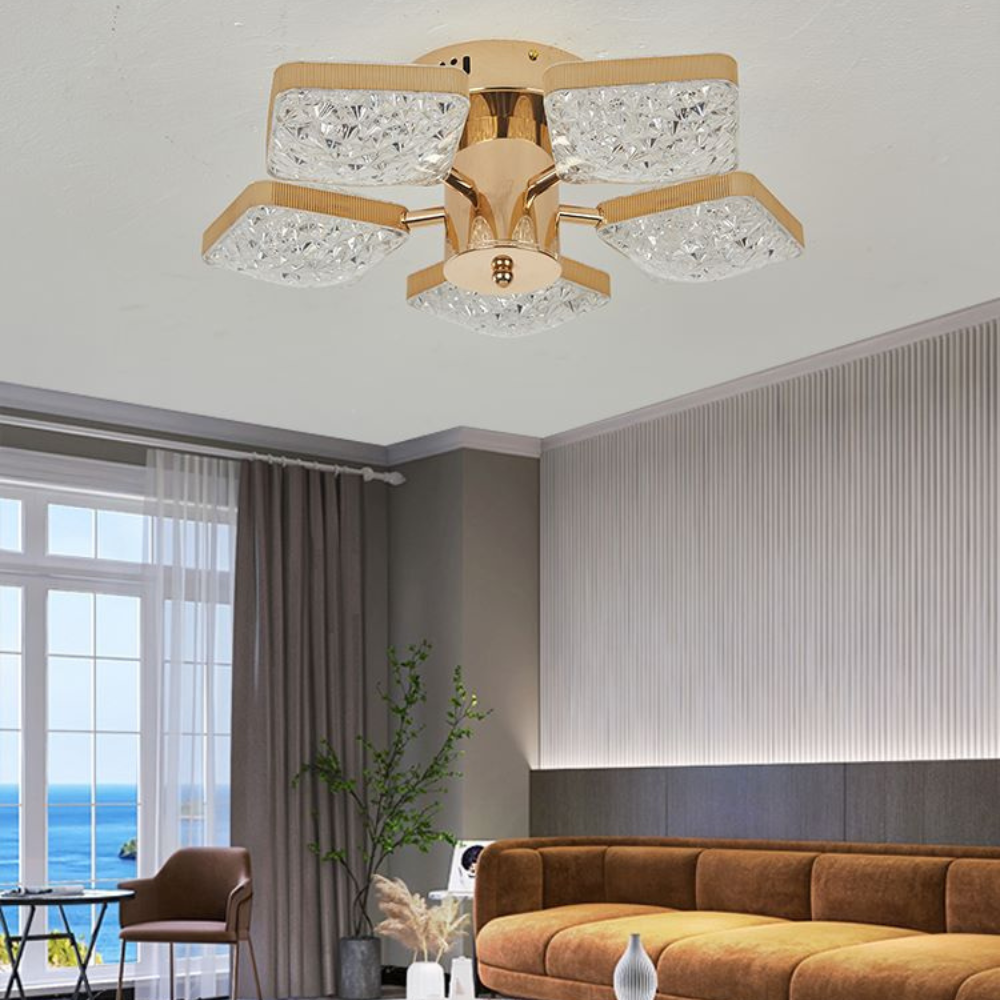 Lustra Led cu 3 tipuri de lumina