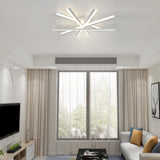 Lustra LED RFAN, Model JX630116-5, cu Telecomanda, 3 Tipuri de Lumina, Intensitate Reglabila, 95W, Alb