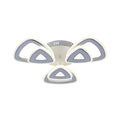 Lustra LED RFAN, Model R9008/3+3, cu Telecomanda, 3 Tipuri de Lumina, Intensitate Reglabila, 132W, Alb