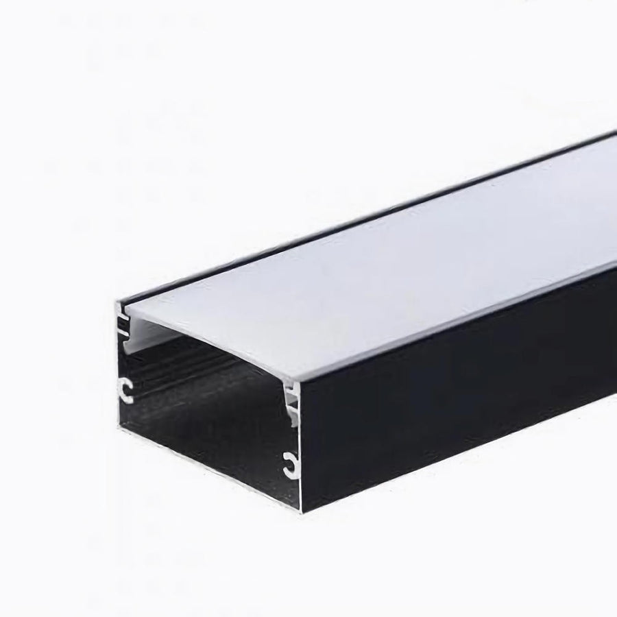 Profil LED Aplicat, 20 X 10 , Lungime 2m, Aluminiu, Negru