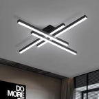 Lustra LED RFAN, Model R9111/4, Cu Telecomanda, 3 Tipuri De Lumina, Intensitate Reglabila, 66W, Negru