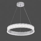 Pendul RFAN, Model R9195/500, Cu Telecomanda, 3 Tipuri De Lumina, Inaltime Reglabila, 108W, Argintiu