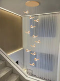 Candelabru LED RFAN, Model DJ011-12, Textura Cristal, Metal, 48W, Auriu