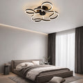 Lustra LED RFAN, Model T9877, cu Telecomanda, 3 Tipuri de Lumina, Intensitate Reglabila, 288W, Negru