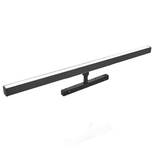Banda LED Reglabila Sina Magnetica Incastrata, Lumina Calda, 36W, Negru