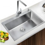 Chiuveta Profesionala pentru Bucatarie, Inox, Gri-Satin, 58x45 cm, HM 5845 Smack