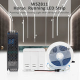 KIT Banda LED Digitala RFAN, Lumina Albastra, 10m, 12W/M, 24V, Transformator 200W, Controler