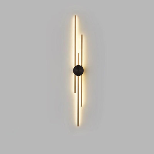 Aplica LED RFAN, Model B143-600GD+BK, 3 Tipuri De Lumina, 36W, Auriu/Negru