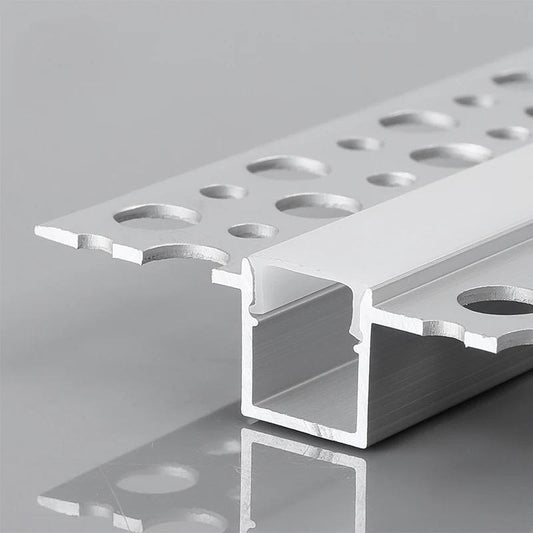 Profil LED Incastrat, Finisaj Glet, Lungime 2m, Latime 1.3 cm