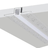 Profil LED Incastrat, Finisaj Glet, Lungime 2m