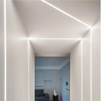 Profil LED Incastrat, Finisaj Glet, Lungime 3m, Latime 1.5 cm