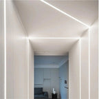 Profil LED Incastrat, Finisaj Glet, Lungime 2m, Latime 2 cm