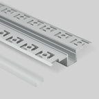 Profil LED Incastrat, Finisaj Glet, Lungime 3m, Latime 1.5 cm
