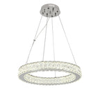 Candelabru LED RFAN, Model 70032-500, Textura Cristal, Metal, 60W, Argintiu
