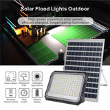 Proiector LED, cu Panou Solar si Telecomanda, Rezistent la Apa IP65, 300W