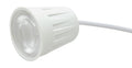 Spot LED RFAN, GU10, Incastrat, Fara Rama, Lumina Calda, 3000K, 12W, Alb