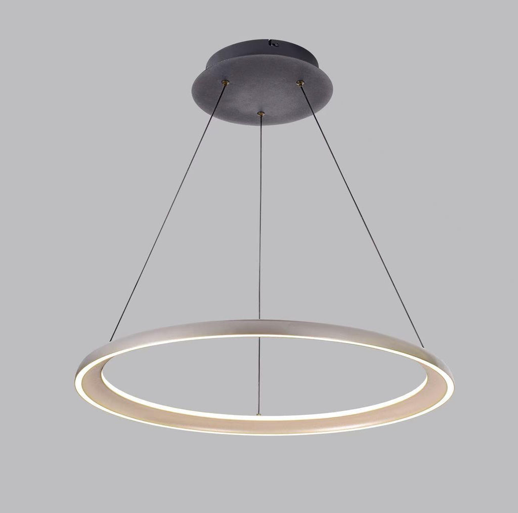 Pendul RFAN, Model D08-60, Cu Telecomanda, 3 Tipuri De Lumina, Inaltime Reglabila, 139W, Gri