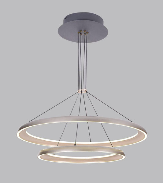 Pendul RFAN, Model D08/60+40, Cu Telecomanda, 3 Tipuri De Lumina, Inaltime Reglabila, 232W, Maro