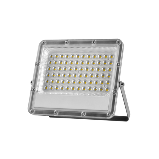 Proiector LED, Rezistent La Apa IP66, Lumina Rece, 220V, 50W, Gri