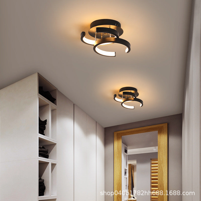 Aplica LED RFAN, Model B133, 3 Tipuri De Lumina, 36W, Negru