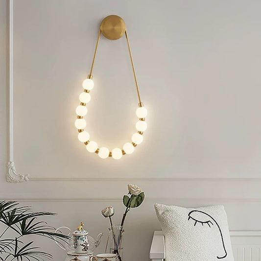 Aplica LED RFAN, Model W1001, 3 Tipuri De Lumina, 60W, Auriu/Alb
