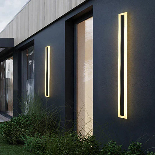 Aplica LED Exterior RFAN, Model R9090/900, IP65, Lumina Calda, 24W, Negru