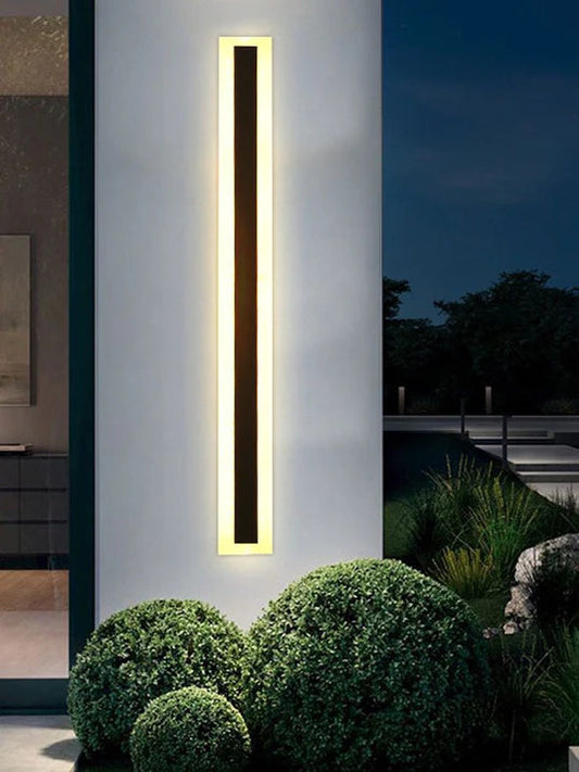 Aplica LED Exterior RFAN, Model K-23180, IP65, Lumina Calda, 36W, Negru