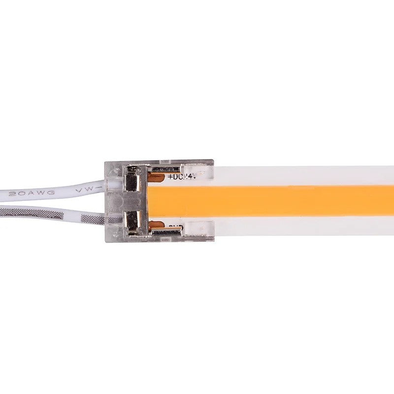 Conector Alimentare Banda LED COB, Tip Mufa, 8mm