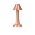 Lampa de birou, fara fir, reincarcabila USB, Design Modern Minimalist, 3 Moduri de Lumina, Bronz