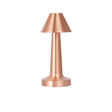 Lampa de birou, fara fir, reincarcabila USB, Design Modern Minimalist, 3 Moduri de Lumina, Bronz
