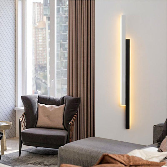 Aplica LED RFAN, Model B211-800BK+WH, 3 Tipuri De Lumina, 58W, Negru/Alb