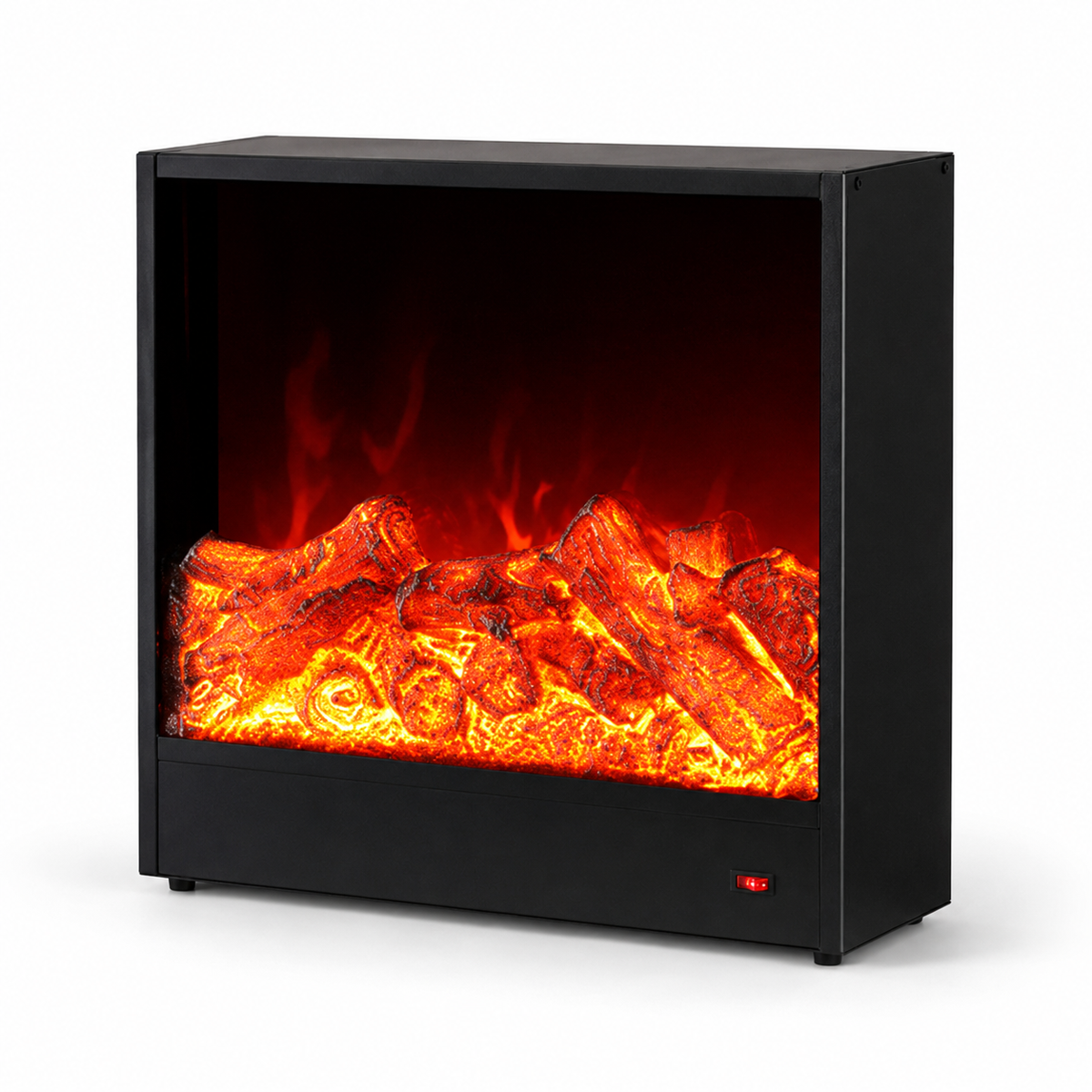 Semineu electric decorativ RFAN negru