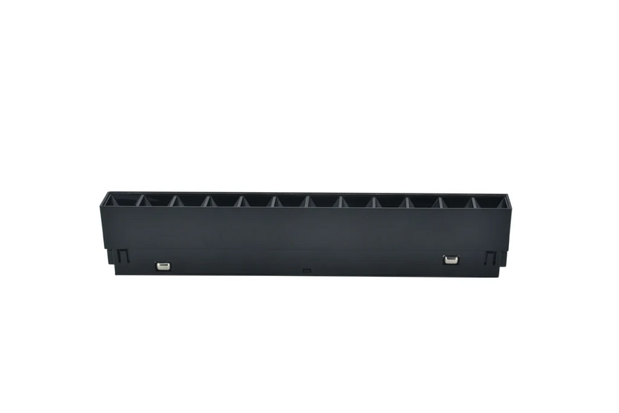 Grila LED Sina Magnetica Incastrata, CCT, 3 Tipuri de Lumina, 12W, Negru