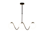 Lustra RFAN, Model 5481/3, Cu 3 Abajururi, 3 x E27, Negru