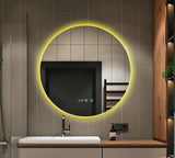 Oglinda LED si Touch, cu Functie Dezaburire si Ceas, 3 Tipuri De Lumina, 80 cm, J170-80 Smack
