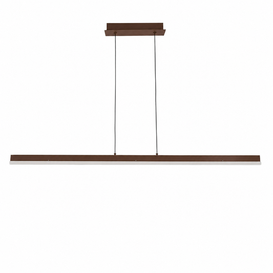 Pendul LED RFAN, Model X20631, 3 Tipuri De Lumina, Inaltime Reglabila, 24W, Maro