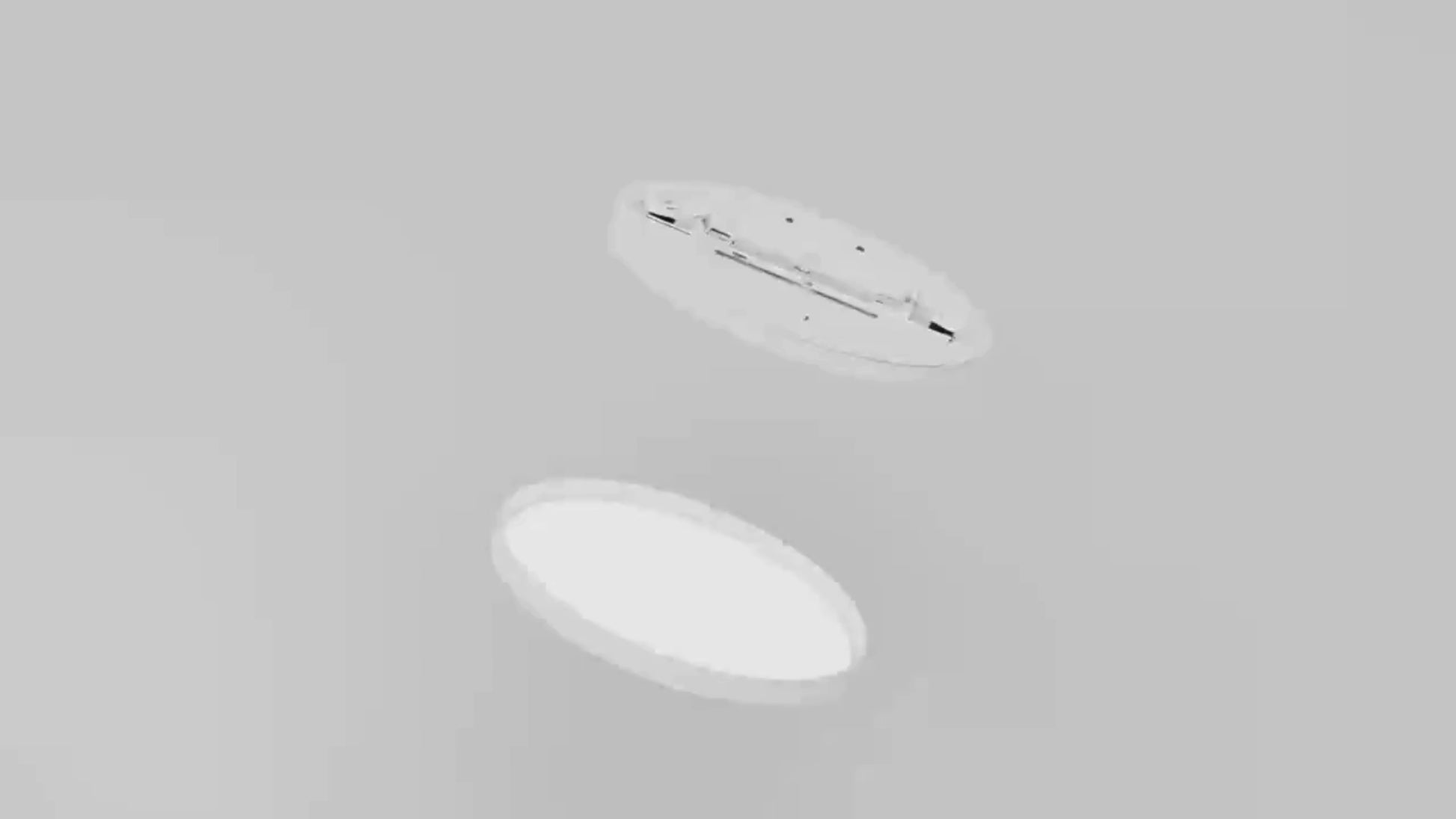 Plafoniera LED RFAN, Slim, 24W, 3 Tipuri De Lumina, Intensitate Reglabila, Alb