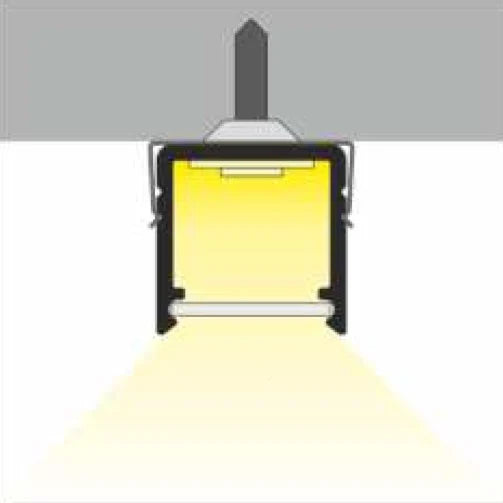 Profil LED Aplicat, 10 x 10, Lungime 2m, Aluminiu