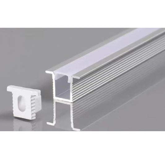 Profil LED Incastrat, 12 x 10, Lungime 2m, Aluminiu