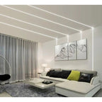 Profil LED Incastrat, Finisaj Glet, Lungime 2m, Latime 2 cm